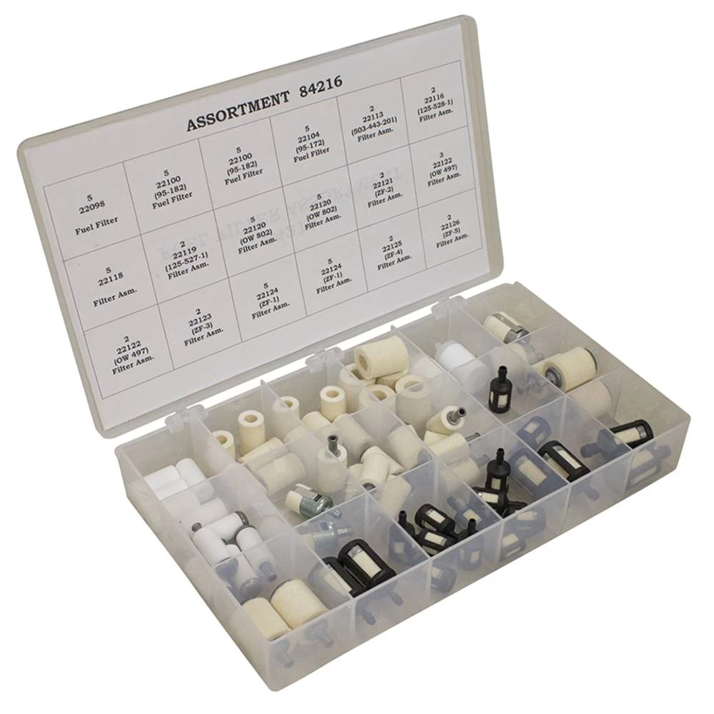 Stens Fuel Filter Assortment for 64 Piece Kit / 610-512