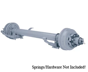 10000 Lb GD. Axle 8 on 6.5" Hyd. Duo Servo Straight, No Springs / D10GD865HY-NOSPR