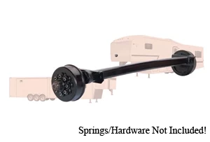 8000 Lb #13 Torflex Axle 8 on 6.5" Hydraulic Duo Servo,Nev-R-Lube / D13TA80-865HY-NL