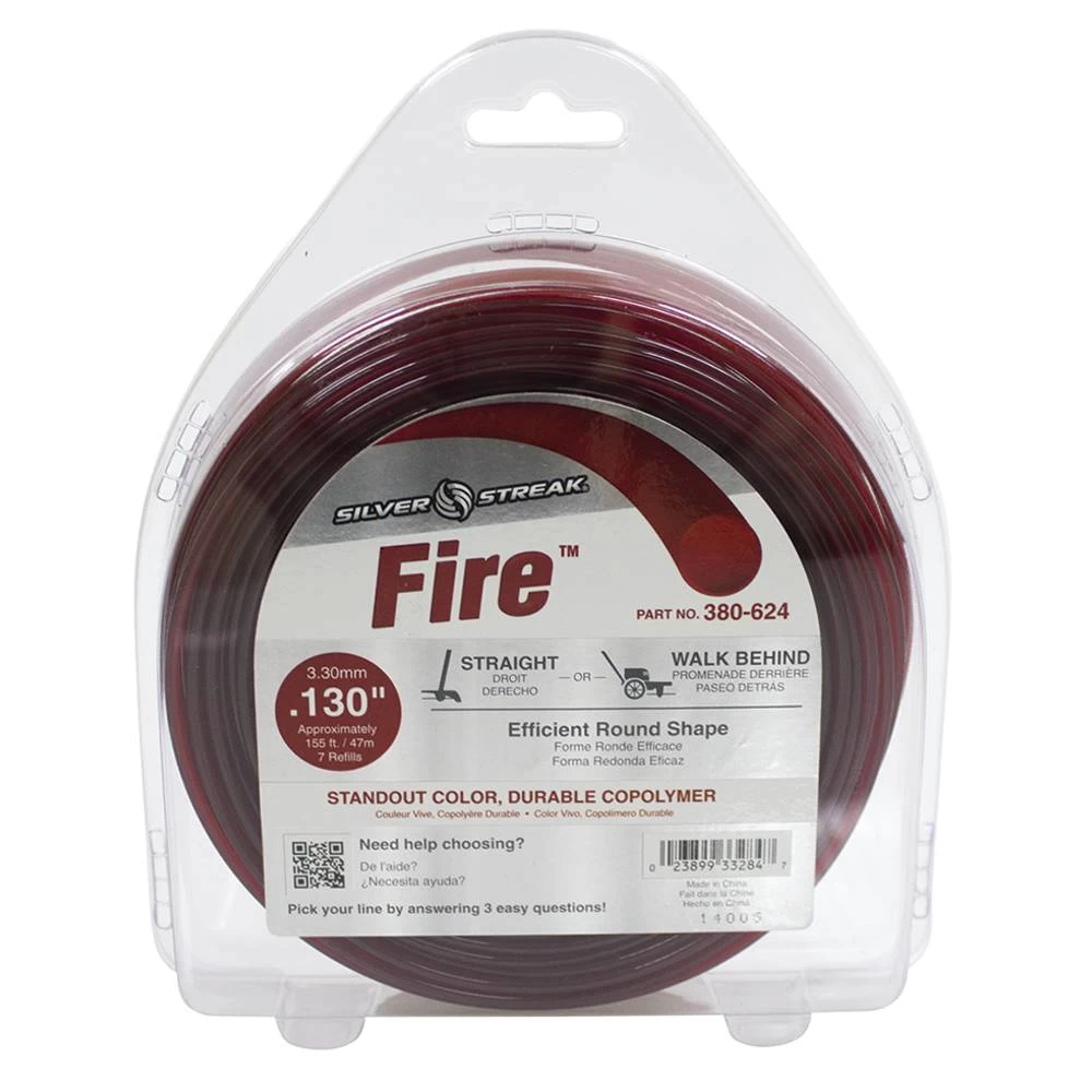 Silver Streak Fire Trimmer Line for .130 1 lb. Donut / 380-624