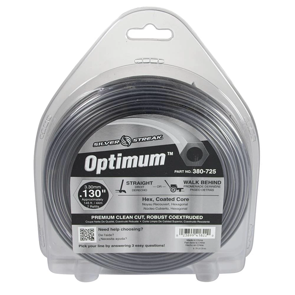 Silver Streak Optimum Trimmer Line .130 1 lb. Donut / 380-725