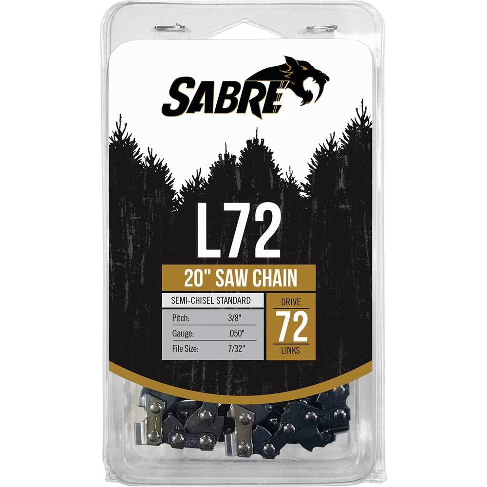 Chain Loop Clamshell 72DL, 3/8" LP, .050" Gauge, Semi-Chisel Standard / 090-3726C
