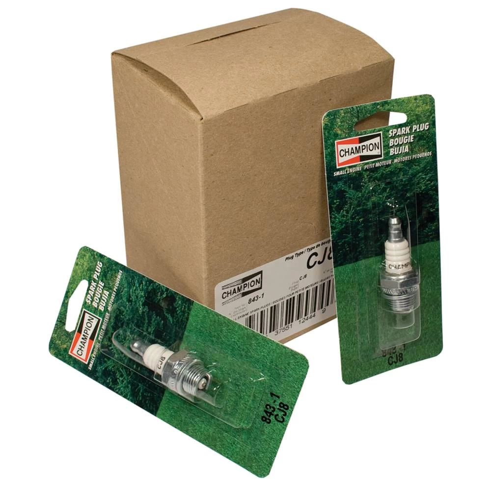 Carded Spark Plug for Champion 843-1/CJ8 / 130-409