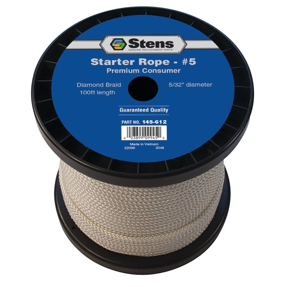 Stens 100' Diamond Braid Starter Rope #5 Diamond / 145-612