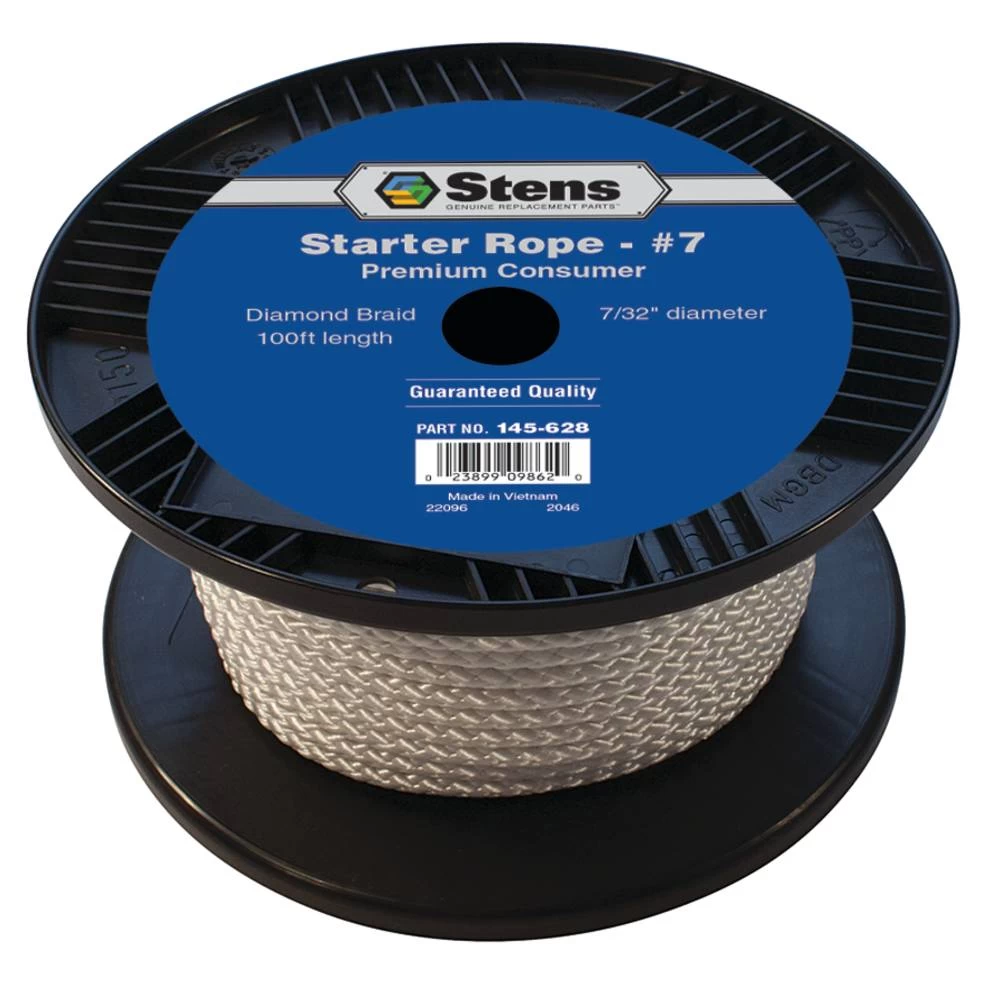 Stens 100' Diamond Braid Starter Rope #7 Diamond / 145-628
