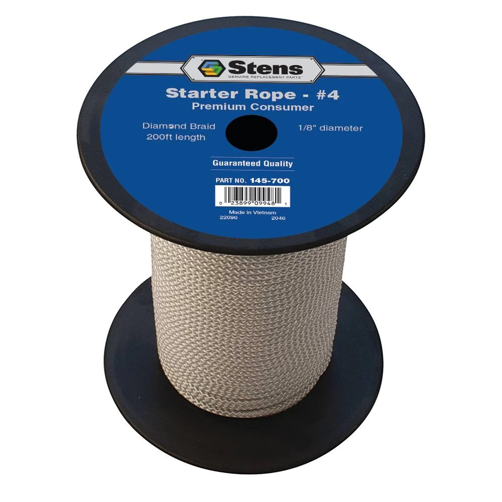 Stens 200' Diamond Braid Starter Rope #4 Diamond / 145-700