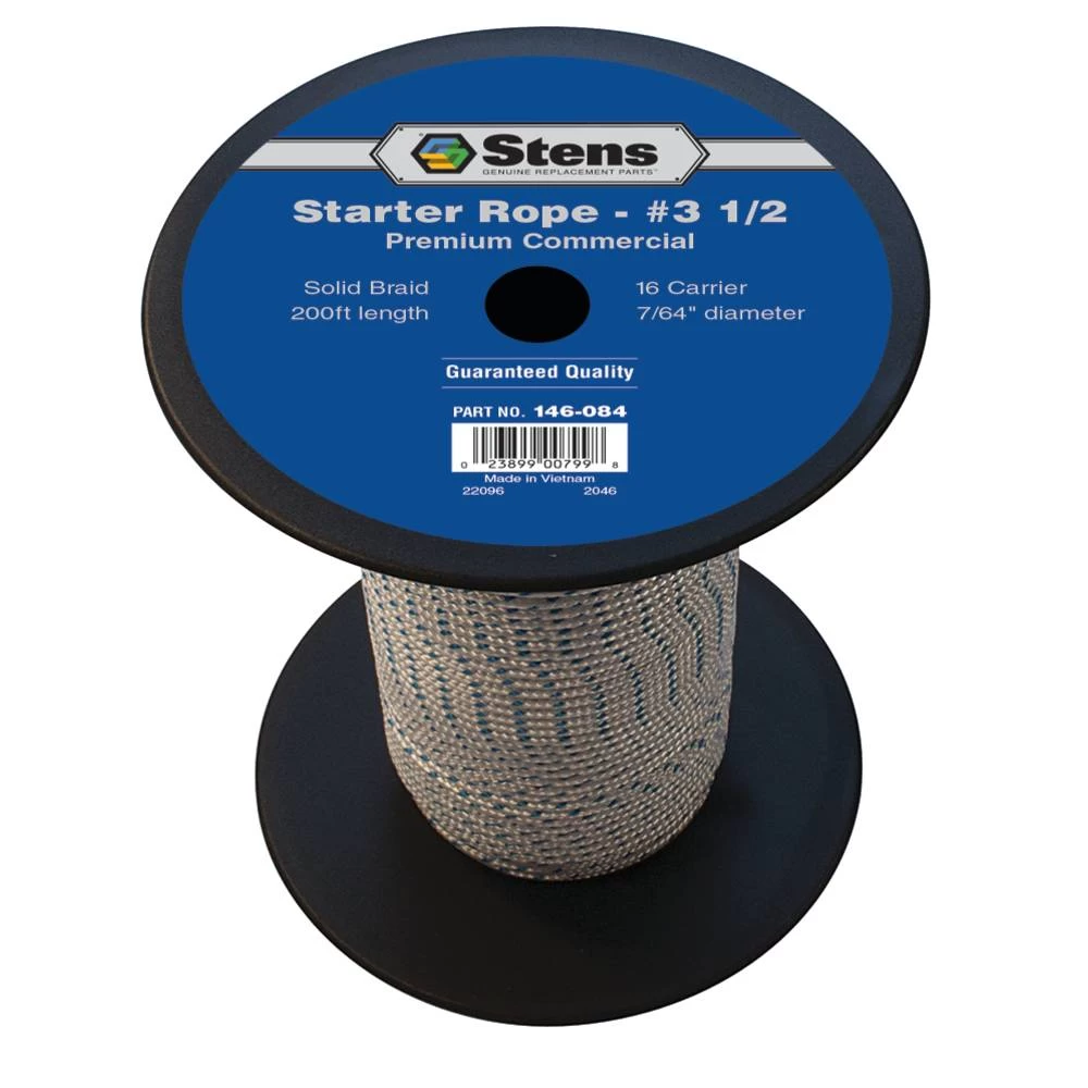 Stens 200' Solid Braid Starter Rope #3-1/2 Solid Braid / 146-084