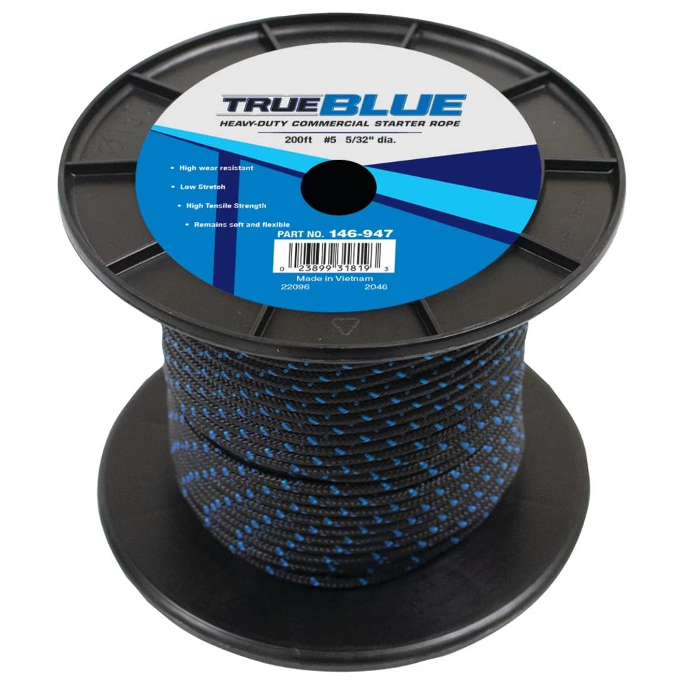 TrueBlue 200' Starter Rope #5 Solid Braid / 146-947