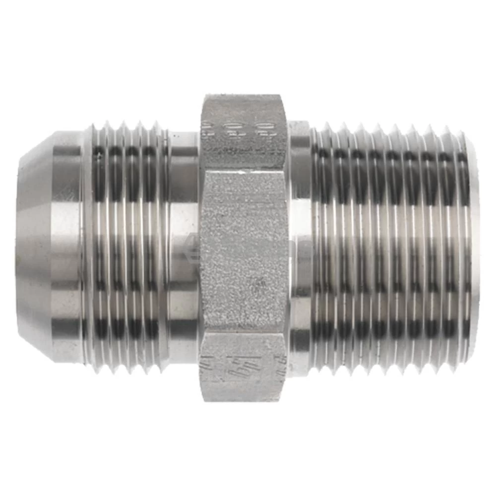 Hydraulic Adapter for Male JIC 37° to Male NPT Solid Adapter / 3001-1390