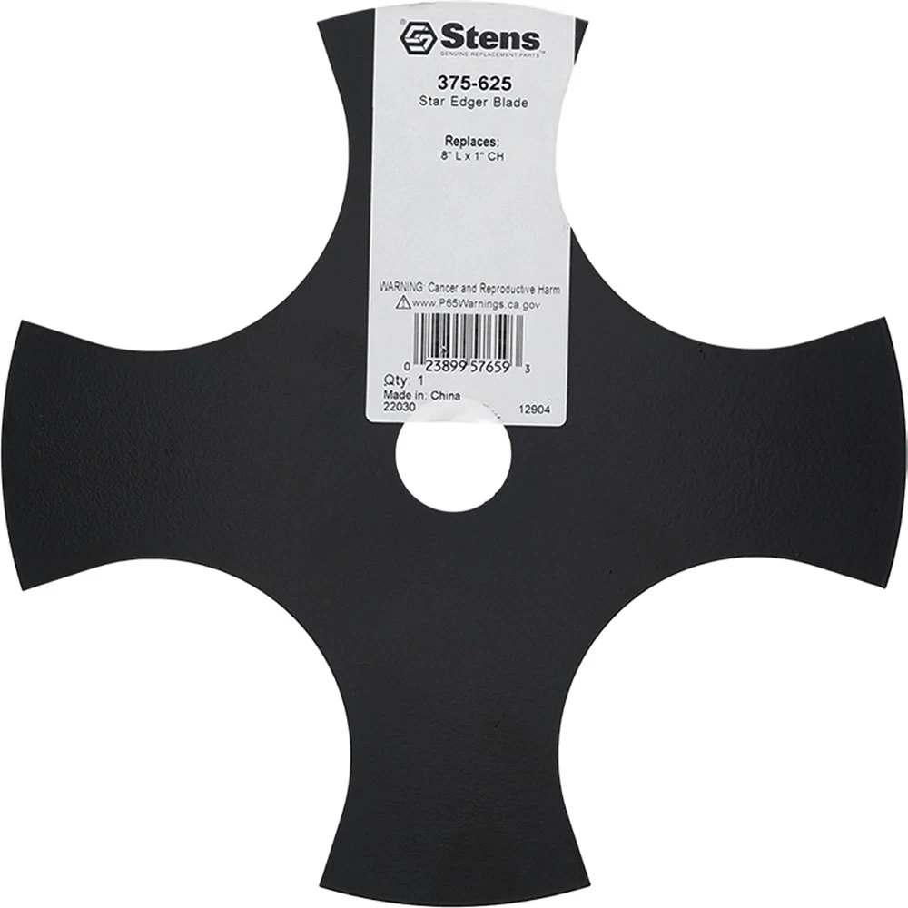 Stens Star Edger Blade 8" L x 1" CH / 375-625