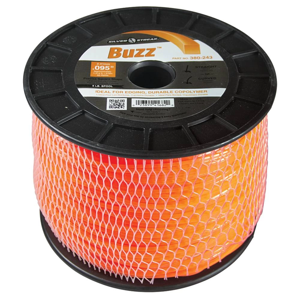 Silver Streak Buzz Trimmer Line .095 5 lb. Spool / 380-243