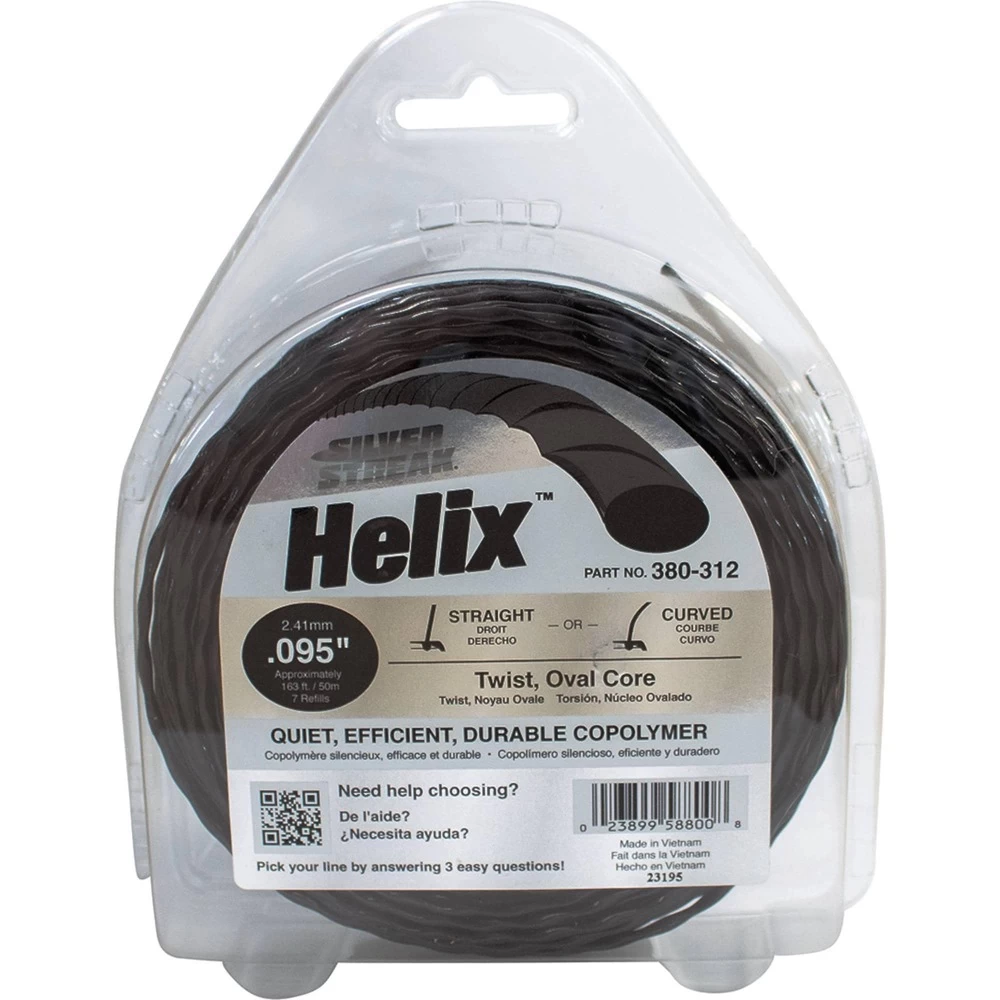 Silver Streak Helix Trimmer Line .095 1/2 lb. Donut / 380-312