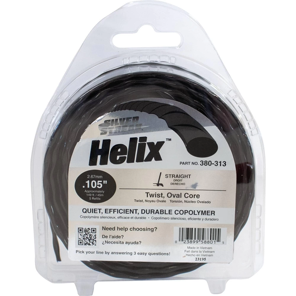 Silver Streak Helix Trimmer Line .105 1/2 lb. Donut / 380-313