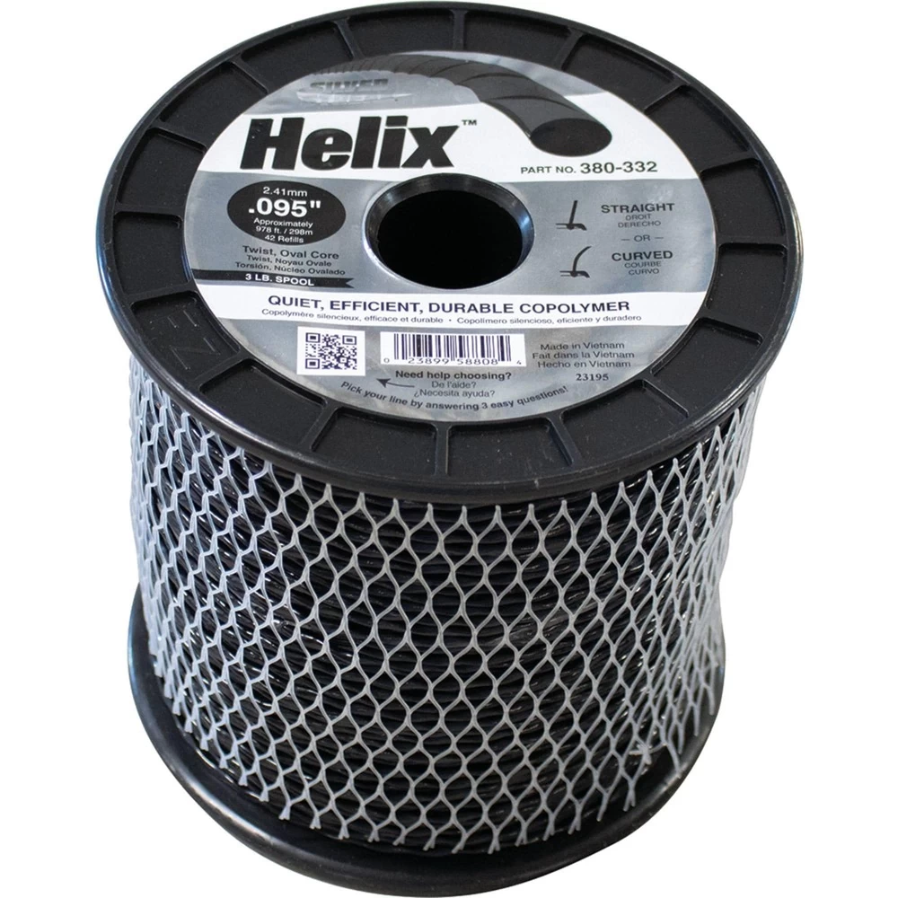 Silver Streak Helix Trimmer Line .095 3 lb. Spool / 380-332