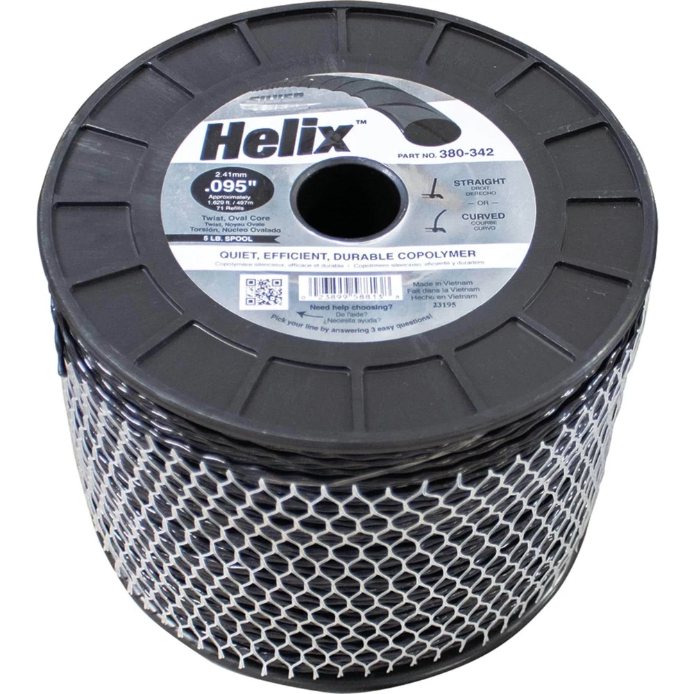 Silver Streak Helix Trimmer Line .095 5 lb. Spool / 380-342