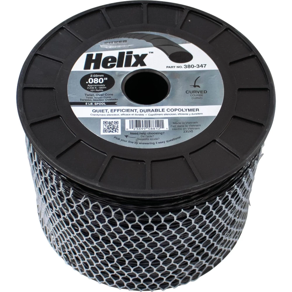 Silver Streak Helix Trimmer Line .080 5 lb. Spool / 380-347
