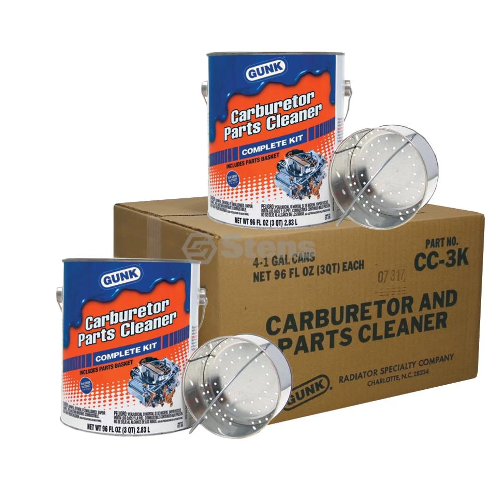 Gunk Carburetor and Parts Cleaner for Four 1 gallon cans / 752-300