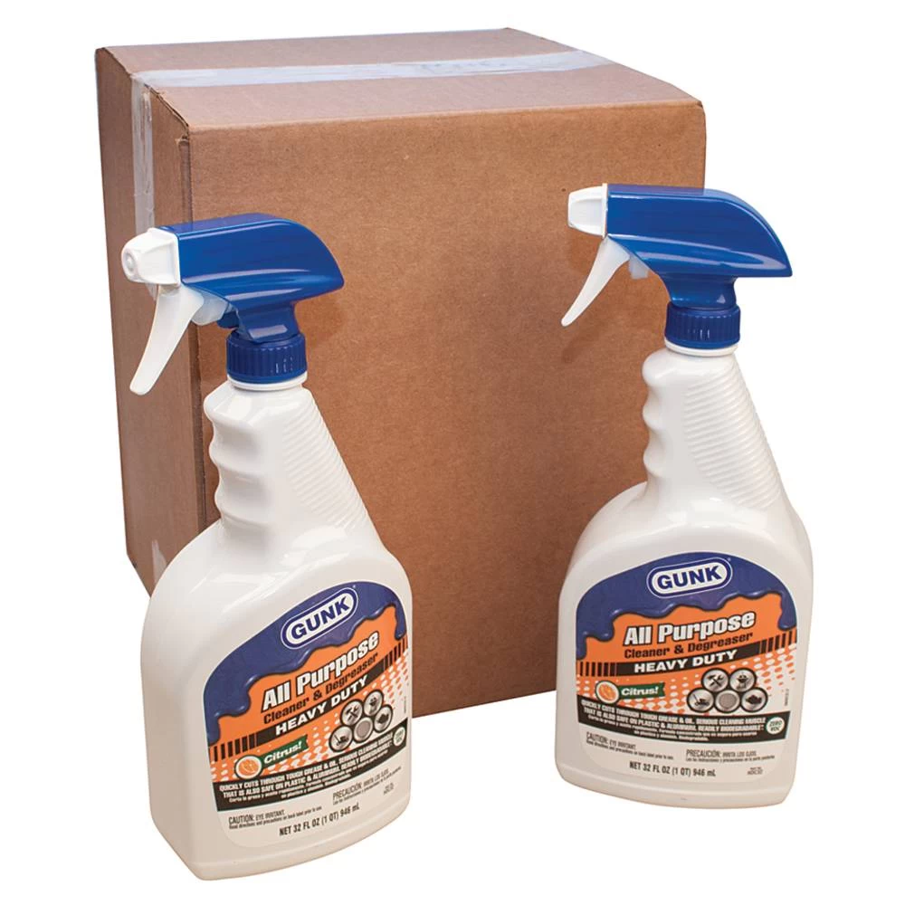 Gunk Heavy-Duty Citrus Degreaser for Six 32 oz. bottles / 752-906
