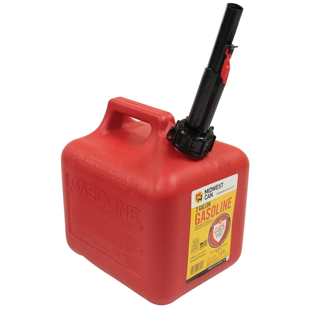 Stens 2 Gallon Plastic Gasoline Fuel Can / 765-516
