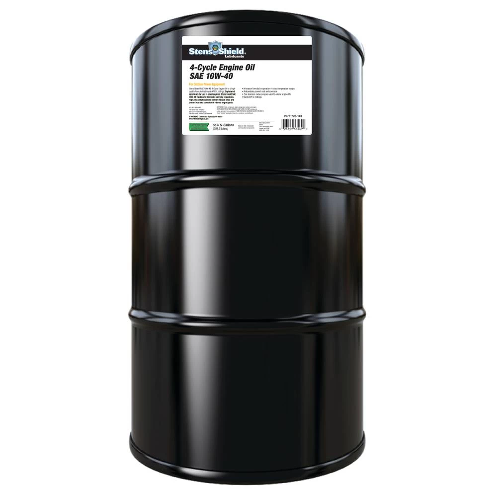 Stens Shield 4-Cycle Engine Oil SAE 10W-40, 55 Gallon Drum / 770-141