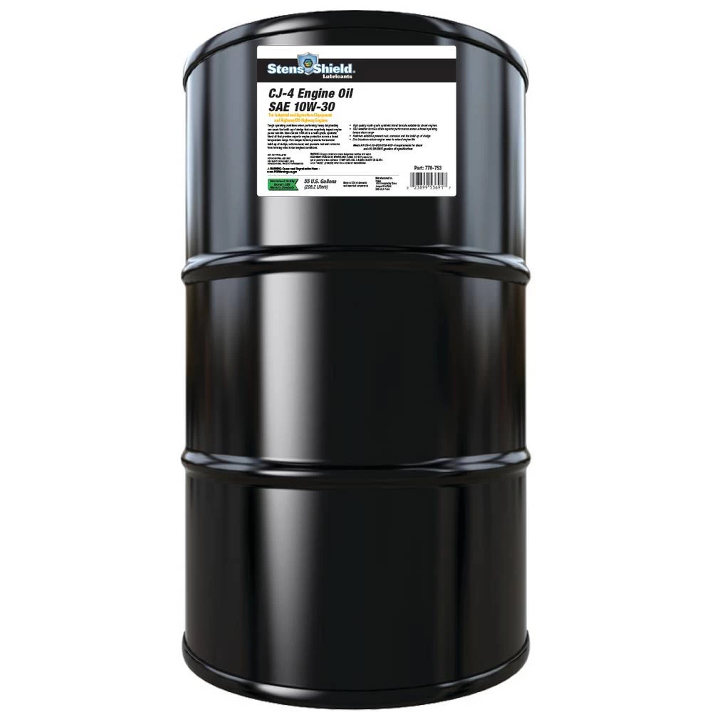 Stens Shield CJ-4 Engine Oil SAE 10W-30, 55 gallon / 770-753