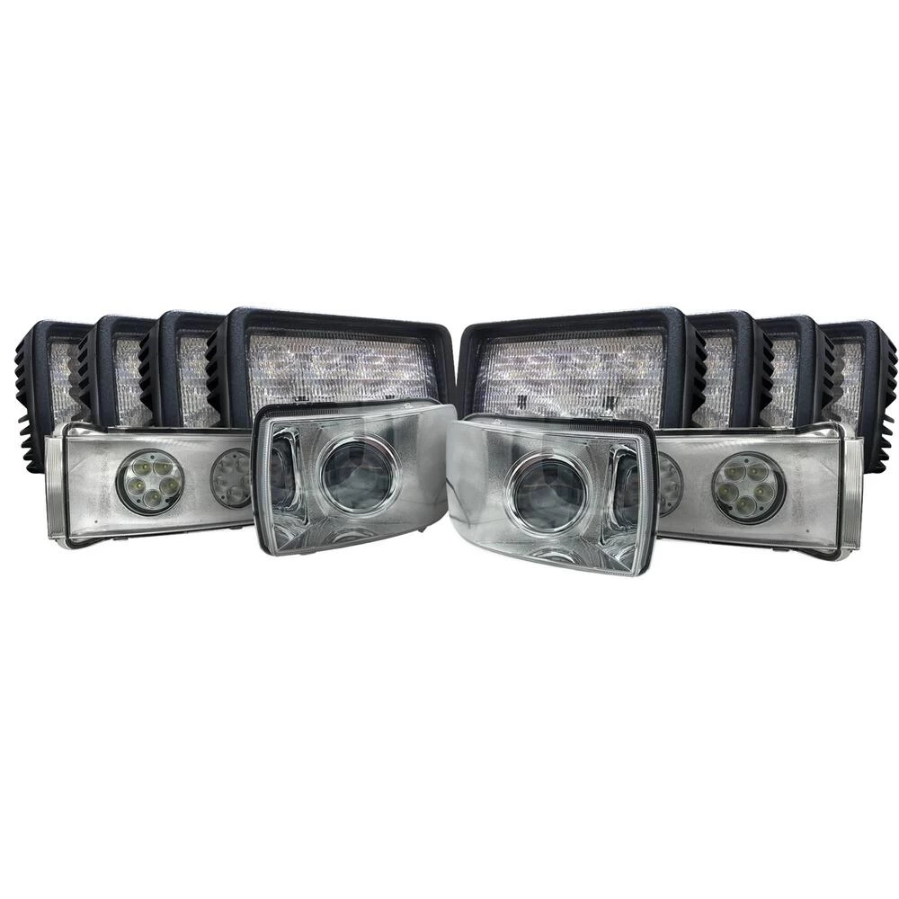 Tiger Lights LED Headlight Kit for Steiger/Quadtrac Tractors / CASEKIT-15