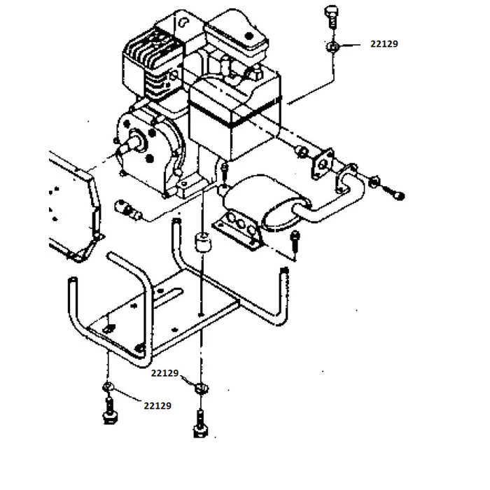 Generac G022129 OEM Washer Lock