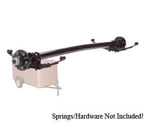 6000 Lb Axle 8 on 6.5" Hydraulic Freebacking Straight w.Oil Bath / D60R865HFB-STOIL