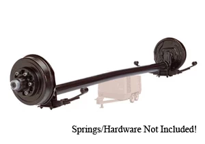 6000 Lb Axle H.Duty 6 on 5.5" Electric 4" Drop / D60655E-4D