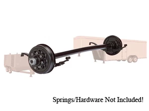 7000 Lb Axle 8 on 6.5" Hydraulic Duo Servo Straight w.Oil Bath / D70865HY-ST-OIL