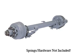 9000 Lb Axle 8 on 6.5" Electric Straight, No Springs / D9K865E-NOSPR