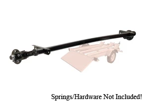 900 Lb #8 Torflex Axle 4 on 4" Idler w.EZ Lube, No Brake Flanges / D8TA9-440I-ZL