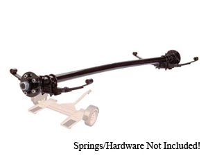 3500 Lb Axle 5 on 4.5" Electric Straight / D35545E-ST