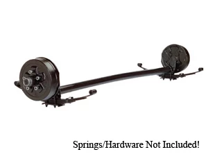 3500 Lb Axle 5 on 4.5" Electric 4" Drop w.EZ Lube / D35545E-4D-ZL