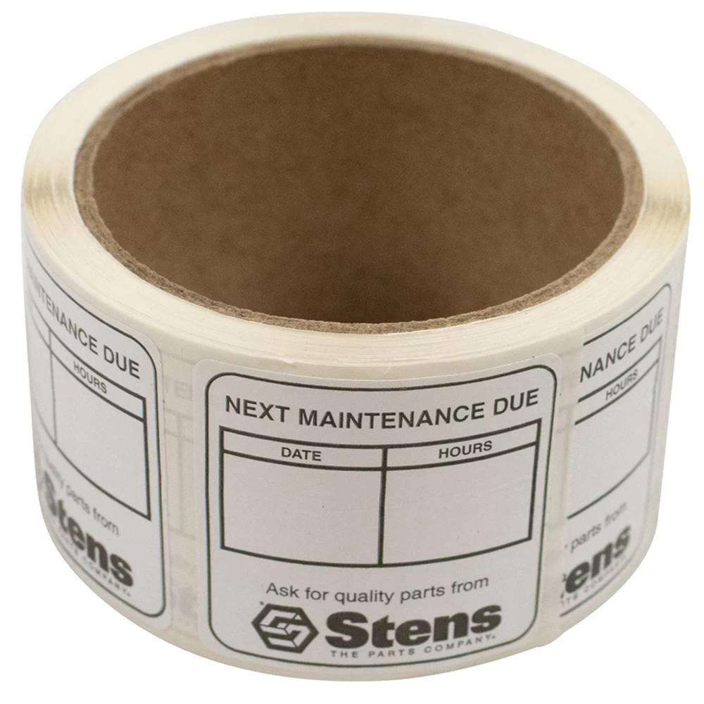Stens Maintenance Reminder Labels 2" W x 2" L / 051-141