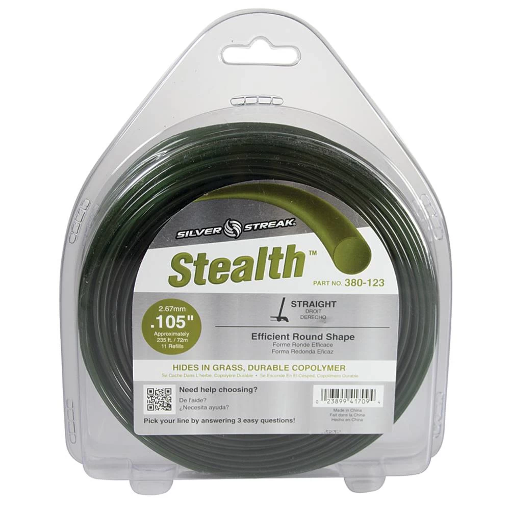 Silver Streak Stealth Trimmer Line .105 1 lb. Donut / 380-123