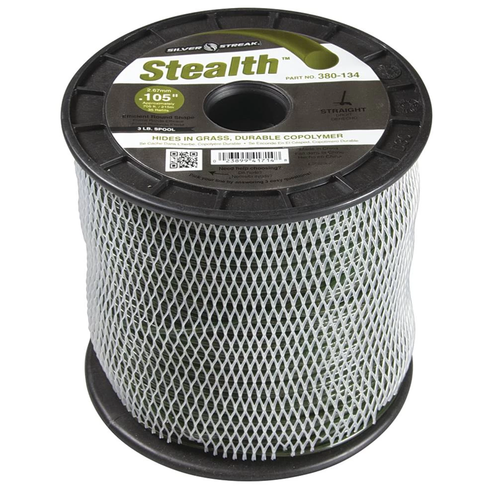 Silver Streak Stealth Trimmer Line .105 3 lb. Spool / 380-134