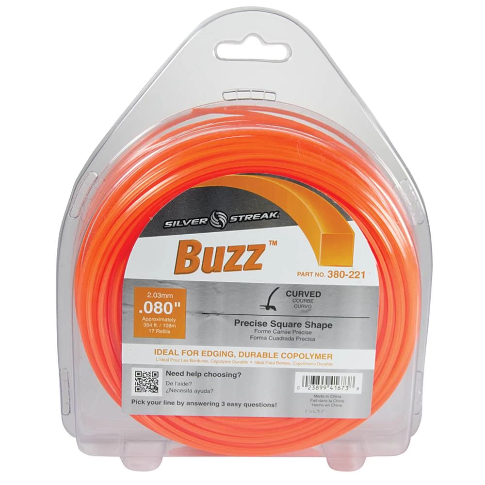 Silver Streak Buzz Trimmer Line .080 1 lb. Donut / 380-221