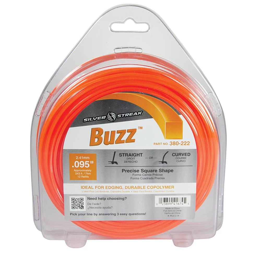 Silver Streak Buzz Trimmer Line .095 1 lb. Donut / 380-222