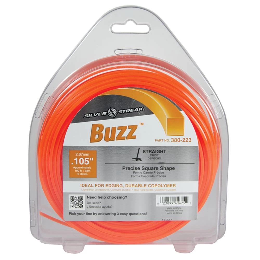 Silver Streak Buzz Trimmer Line .105 1 lb. Donut / 380-223