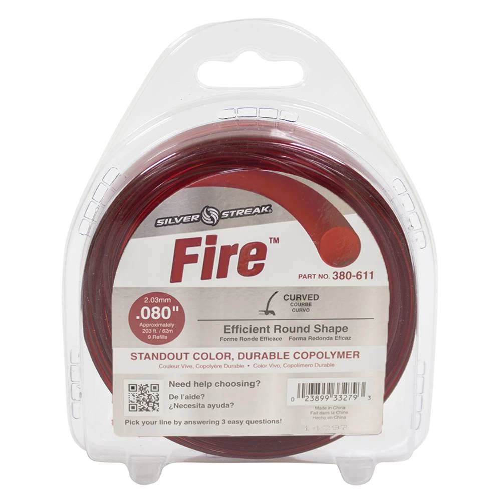 Silver Streak Fire Trimmer Line .080 1/2 lb. Donut / 380-611