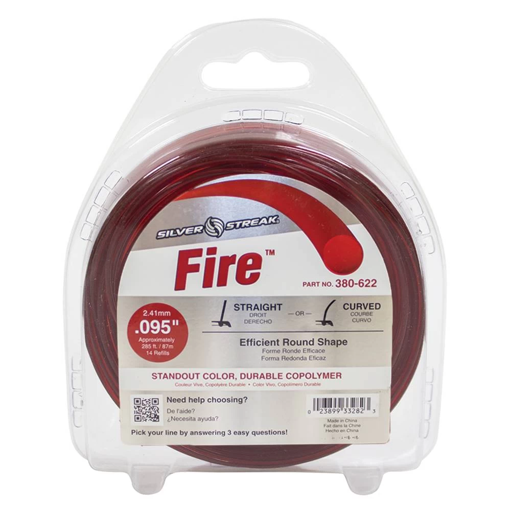 Silver Streak Fire Trimmer Line .095 1 lb. Donut / 380-622