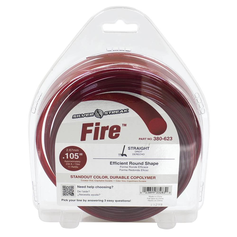 Silver Streak Fire Trimmer Line .105 1 lb. Donut / 380-623