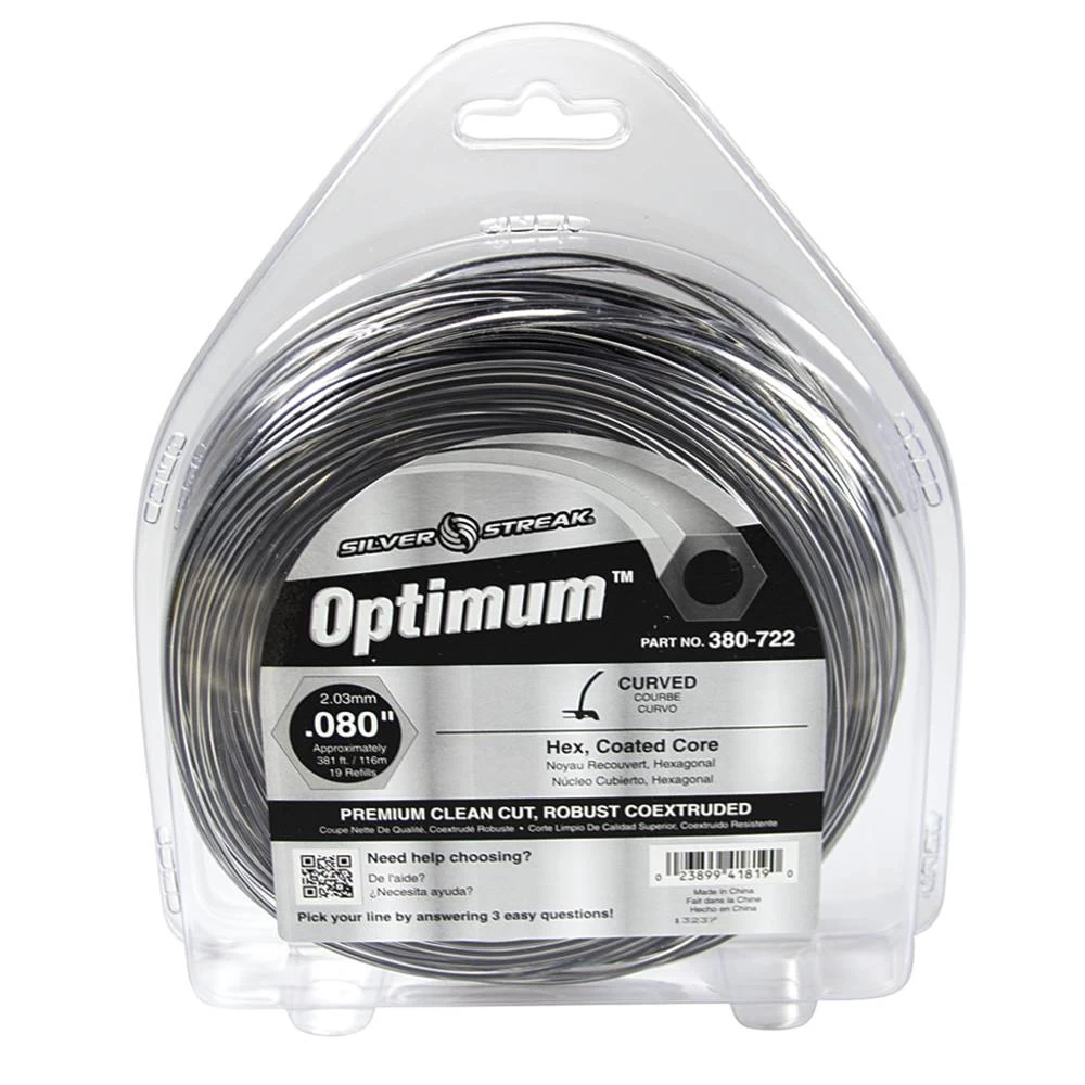 Silver Streak Optimum Trimmer Line .080 1 lb. Donut / 380-722