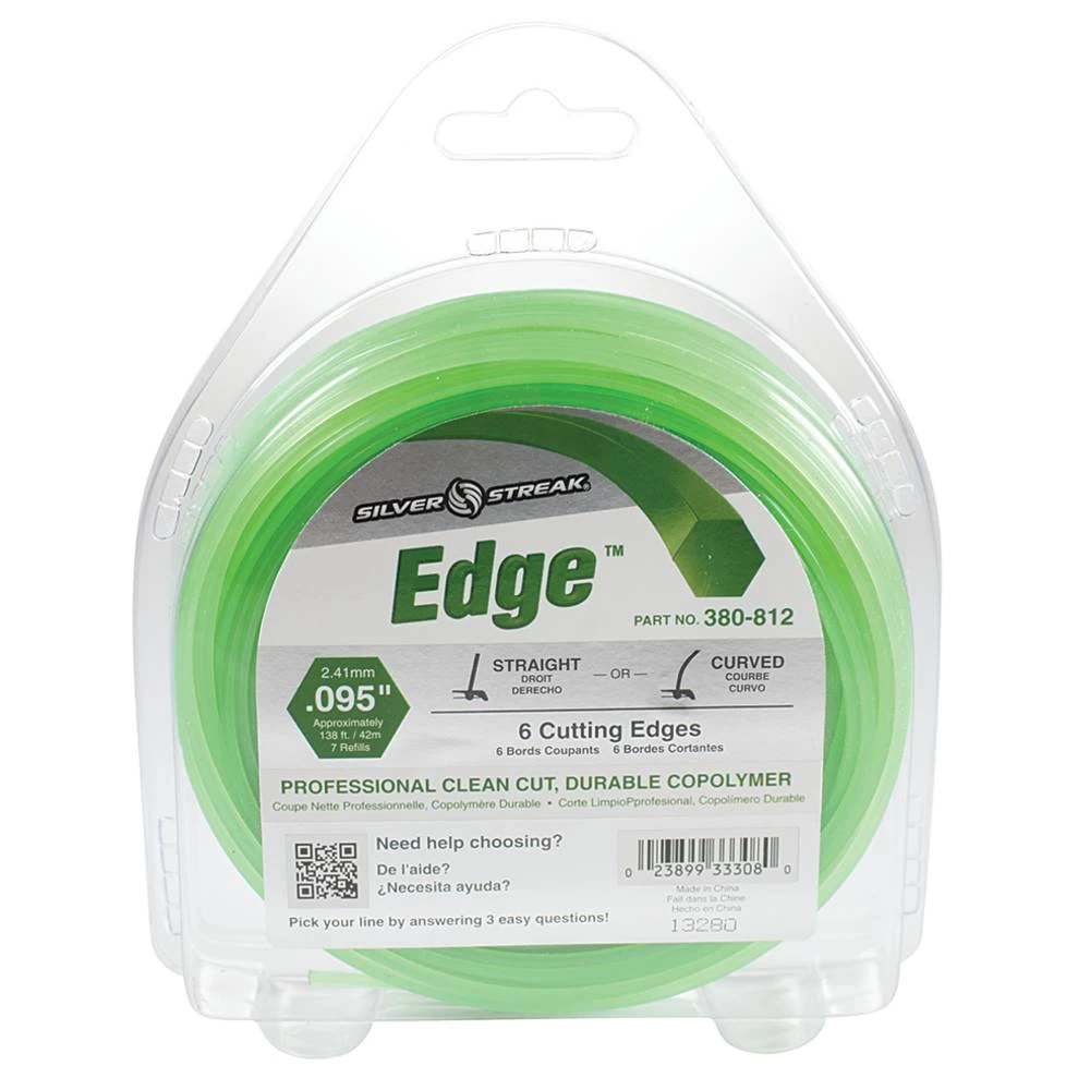 Silver Streak Edge Trimmer Line .095 1/2 lb. Donut / 380-812