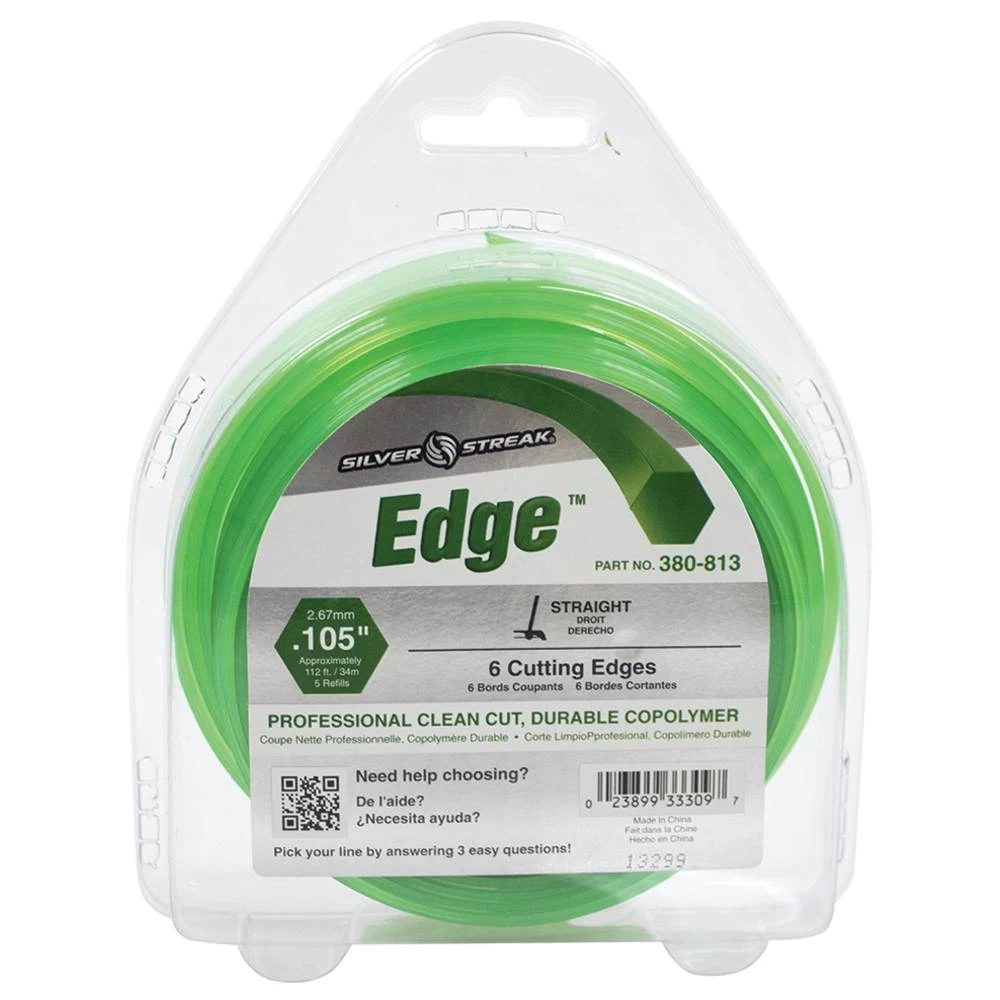 Silver Streak Edge Trimmer Line .105 1/2 lb. Donut / 380-813