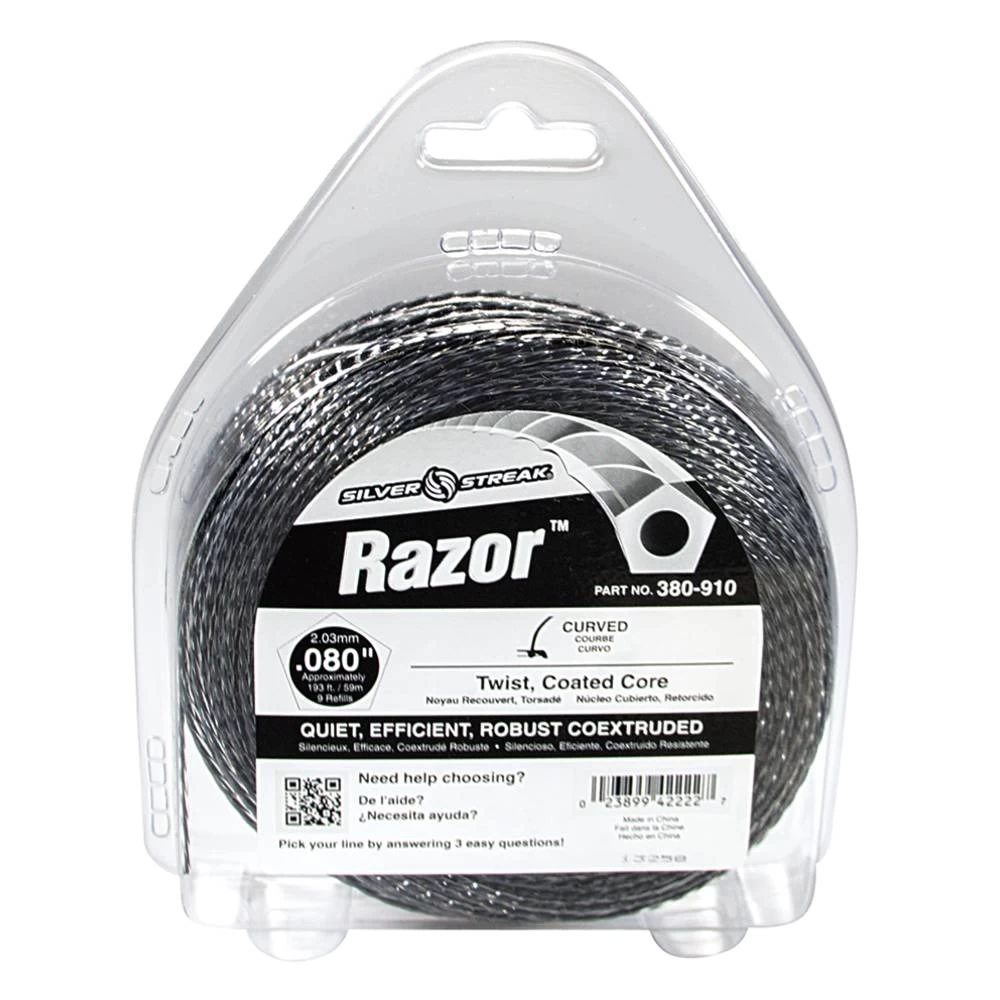 Silver Streak Razor Trimmer Line .080 1/2 lb. Donut / 380-910