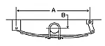 Single Axle Hanger Kit for 1-3/4" and 2" Sliper Springs / APS3SE