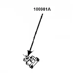 Honeywell OEM HW6200 Brush Assembly / 100981A