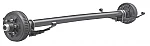 2 x Dexter 5200 Lb Straight Axles Complete Kit 6 on 5.5", Electric / 60R655E-ST-EZ-KIT